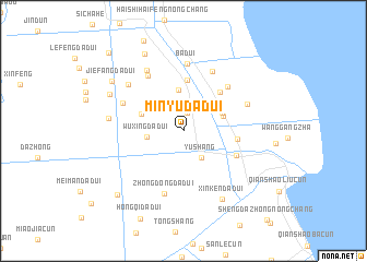map of Minyudadui