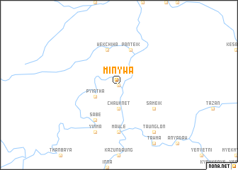 map of Minywa