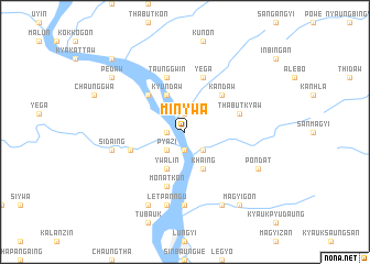 map of Minywa