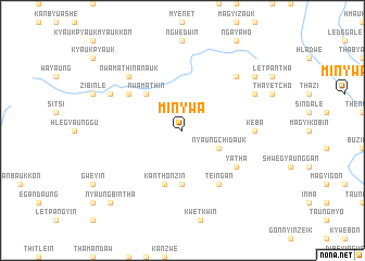 map of Minywa