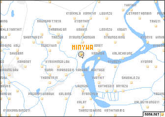 map of Minywa