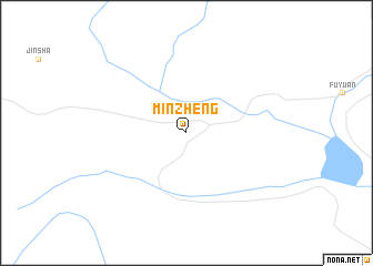 map of Minzheng