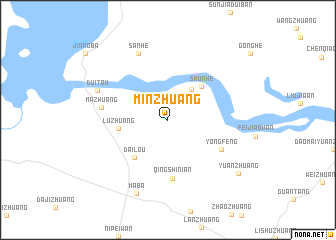 map of Minzhuang