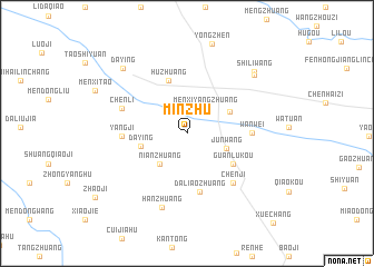 map of Minzhu