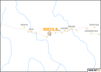 map of Minzila