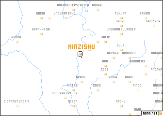 map of Minzishu