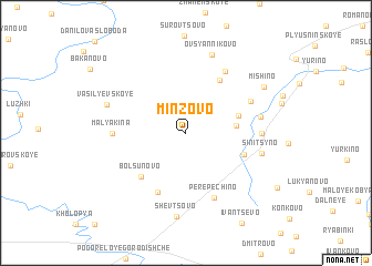 map of Minzovo