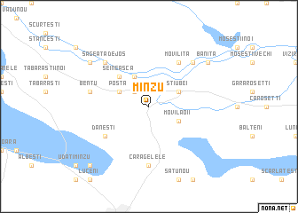 map of Mînzu