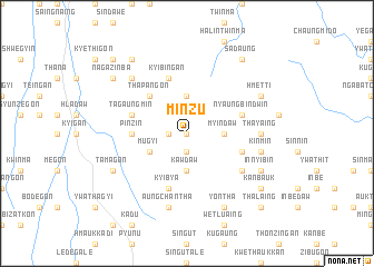 map of Minzu