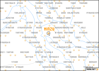 map of Minzu