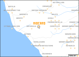 map of Mio Caro