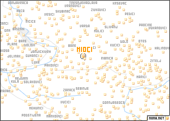 map of Mioči