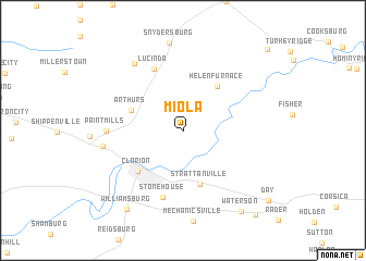 map of Miola