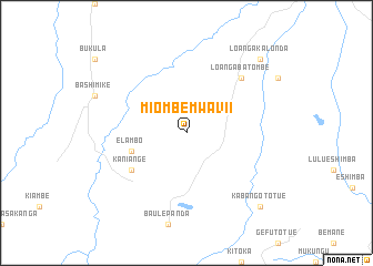 map of Miombe Mwavi I