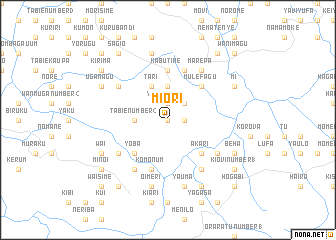 map of Miori