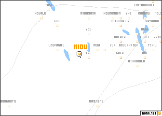 map of Miou