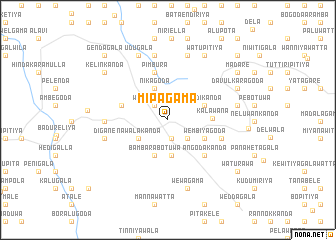 map of Mipagama