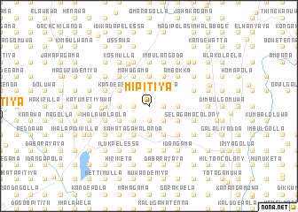 map of Mipitiya