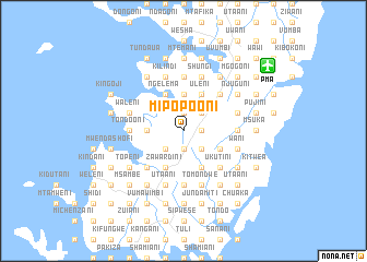 map of Mipopooni