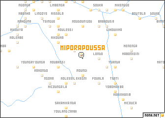 map of Miporapoussa