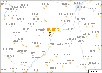 map of Mip\