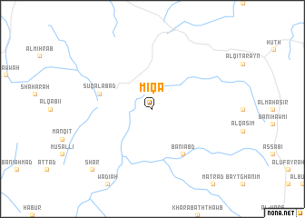 map of Mīqa‘