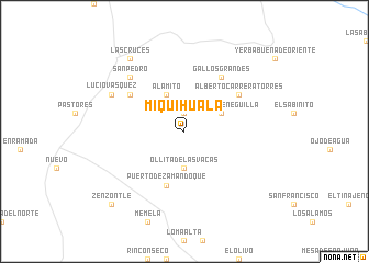 map of Miquihuala