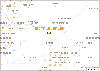 map of Miqyal al Qal‘ah