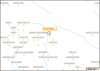 map of Mīrā Alī