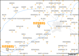 map of Mīrābād