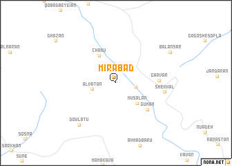 map of Mīrābād