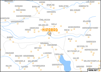 map of Mīrābād