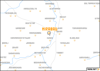 map of Mīrābād