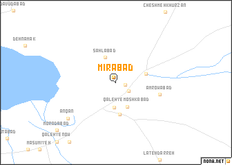 map of Mīrābād