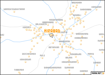 map of Mīrābād