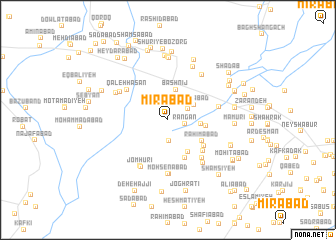 map of Mīrābād