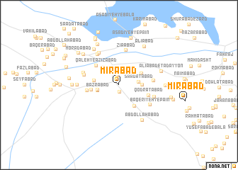 map of Mīrābād