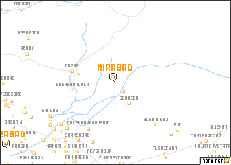 map of Mīrābād