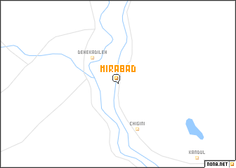 map of Mīrābād