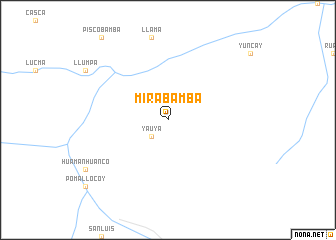 map of Mirabamba