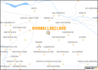 map of Mirabella Eclano