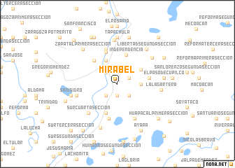 map of Mirabel