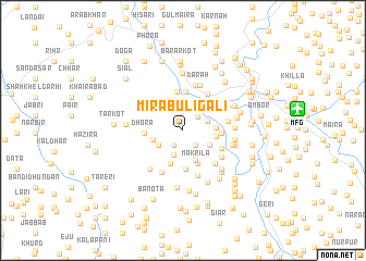 map of Mīrābuli Gali