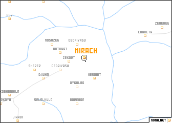 map of Mirachʼ