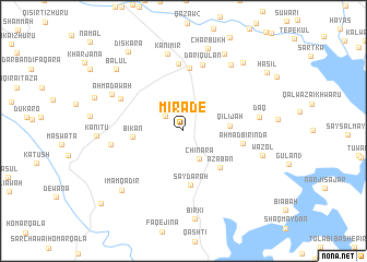 map of Mīradē