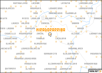 map of Mirador Arriba