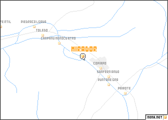 map of Mirador