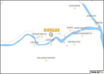 map of Mirador