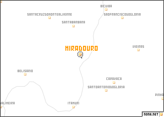 map of Miradouro
