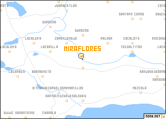 map of Miraflores